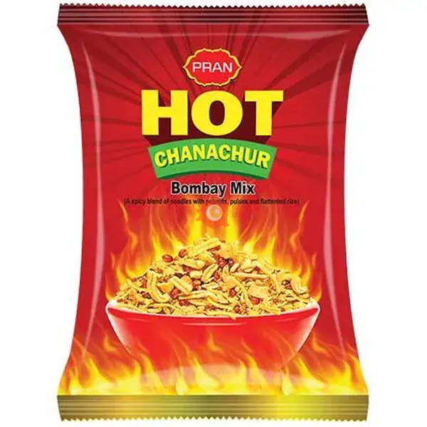 Asiatischer Hot Chanachur Bombay Mix im Online-Shop, scharf und würzig.