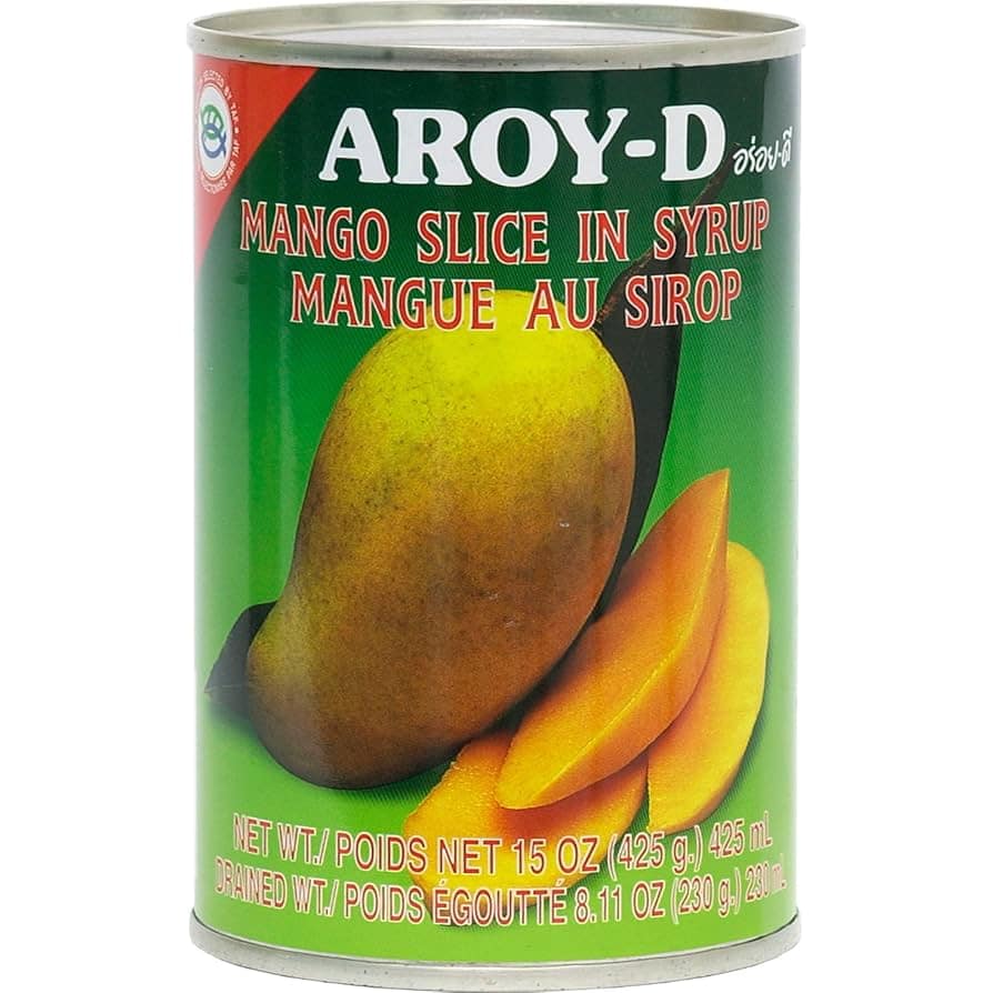 Aroy-D Mango Scheiben in Sirup, asiatischer Lebensmittel Online-Shop.