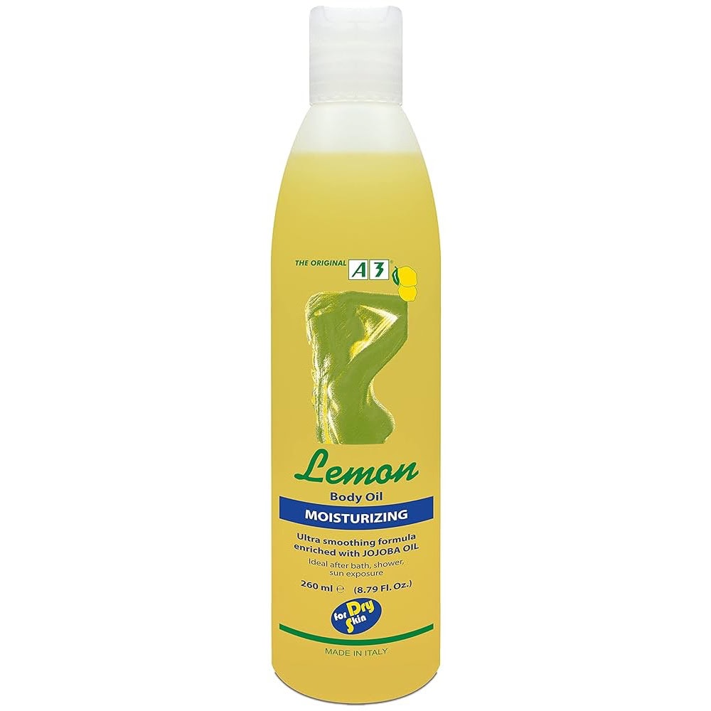 Asiatischer Körperöl mit Zitronenduft, feuchtigkeitsspendend und pflegend, 260ml.