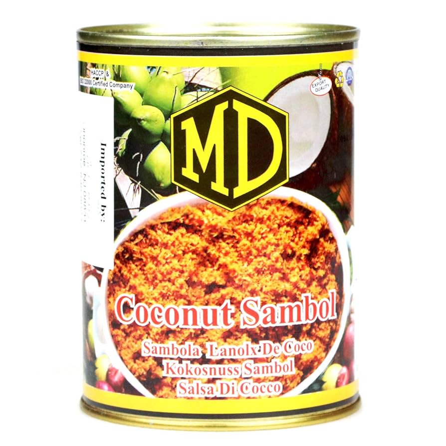 Asiatischer Lebensmittel Online-Shop, MD Coconut Sambol 500g, Kokossambol.