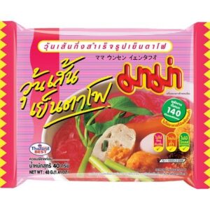 Asiatische Lebensmittel Online-Shop, Mama Mungbohnen Nudeln, 40g Packung.