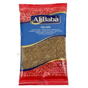Ajwain-Samen in Verpackung, asiatische Lebensmittel Online-Shop.