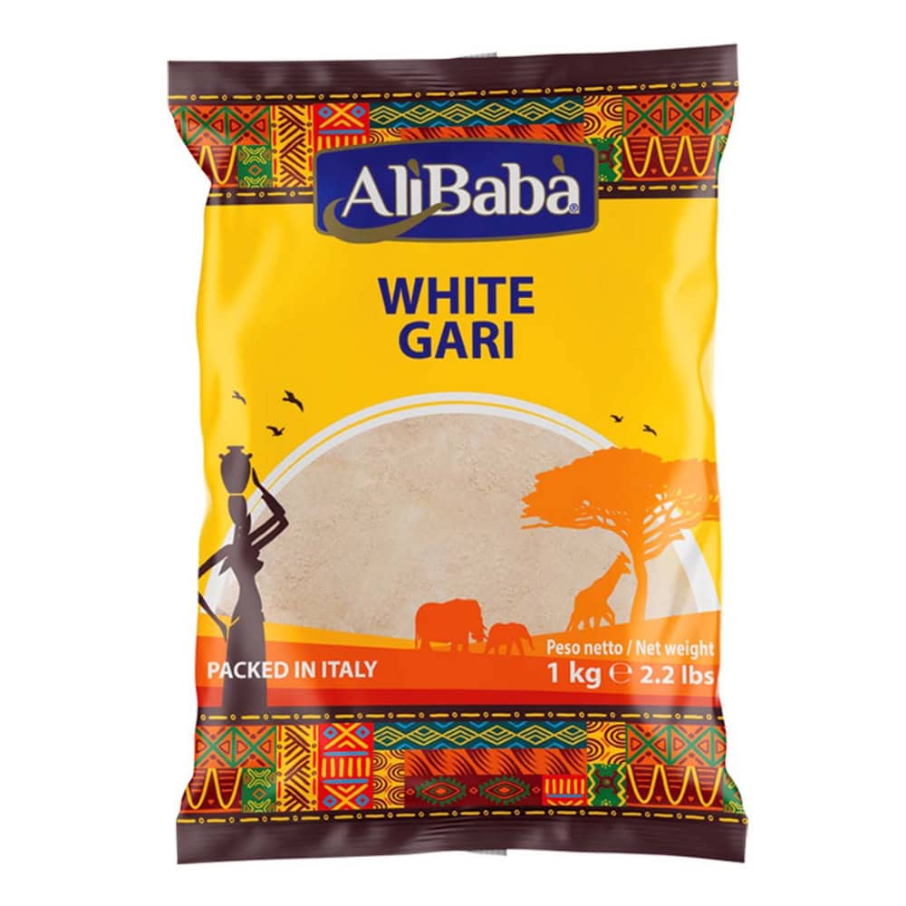 Asiatischer Lebensmittel Online-Shop, Packung mit White Gari, 1kg.