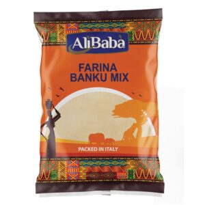Asiatischer Banku-Mix in Verpackung, asiatische Lebensmittel Online-Shop.
