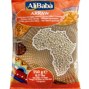Asiatische Lebensmittel Online-Shop, Ali Baba Arraw 350g, weißer Millet.