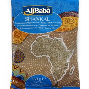 Asiatischer Lebensmittel Online-Shop, Shankal 350g, afrikanischer Cuscus in Packung.