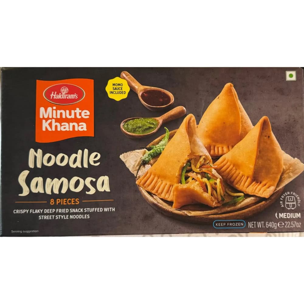 Asiatische Lebensmittel Online-Shop, Noodle Samosa, 8 Stück, tiefgefroren.
