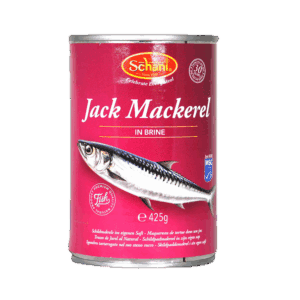 Asiatische Lebensmittel Online-Shop: Jack Mackerel in Brine, 425g, Schani.