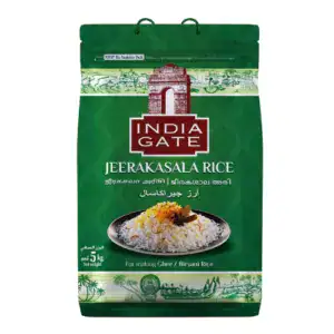 Asiatischer Lebensmittelladen - Jeerakasala Reis, 5kg Packung, ideal für Biryani und Ghee.