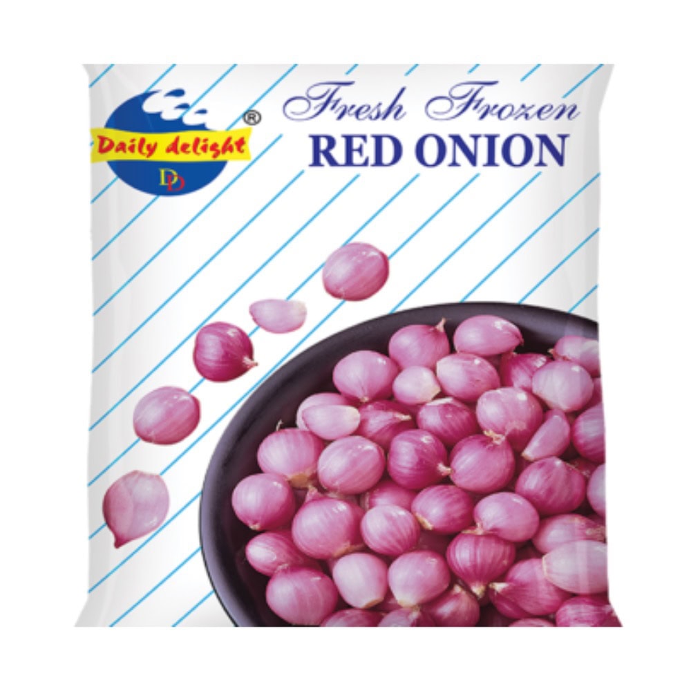 Asiatische Lebensmittel Online-Shop, rote Zwiebeln in Schüssel, frisch und lecker.