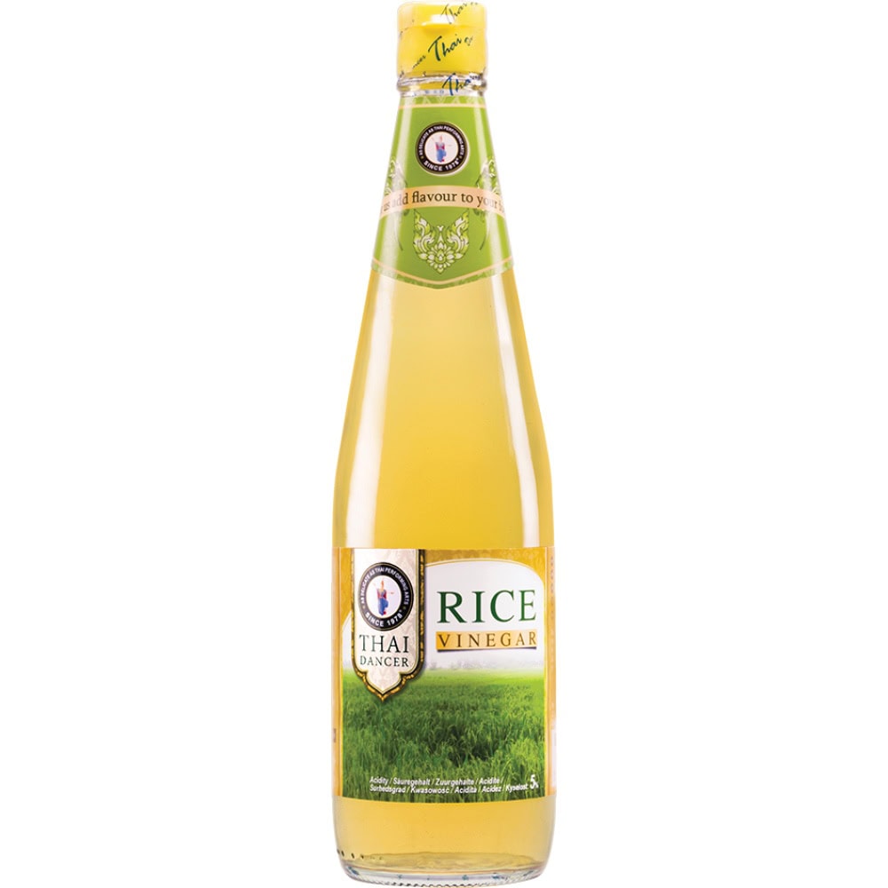 Asiatischer Reisessig für asiatische Gerichte, 700ml Flasche, Thai Dancer Marke.