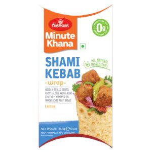 Asiatischer Shami Kebab Wrap, Haldiram's, asiatische Lebensmittel Online-Shop.