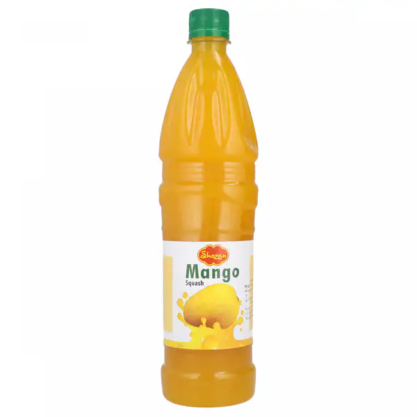 Asiatischer Mango Squash in Flasche, asiatische Lebensmittel Online-Shop.