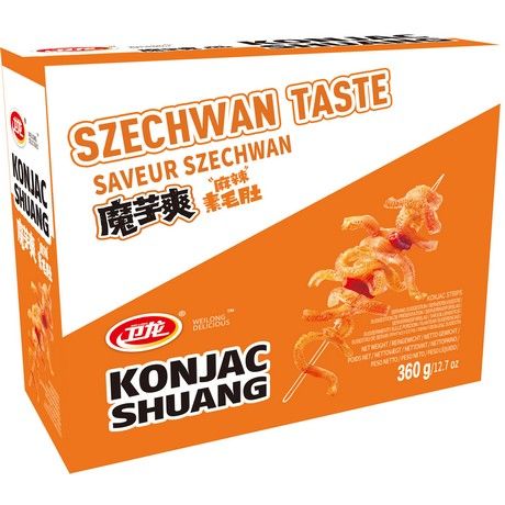Asiatischer Lebensmittel Online-Shop, Konjac Shuang Szechwan Geschmack, 360g.