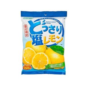 Asiatischer Salt & Lemon Candy, erfrischende Süßigkeit aus Asien.