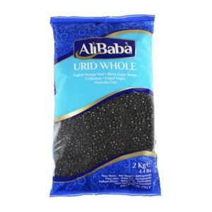 Asiatischer Lebensmittel Online-Shop, Urid Whole 1Kg, schwarze Sojabohnen.