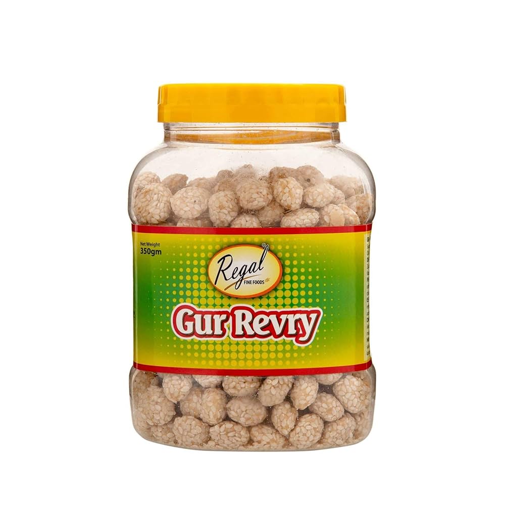Asiatischer Lebensmittelladen - Gur Revry 350g, asiatisches Lebensmittel in Glasbehälter.