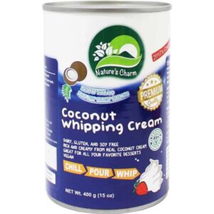 Asiatische Kokosnuss-Sahne für vegane Rezepte, 400ml Dose, Nature's Charm.