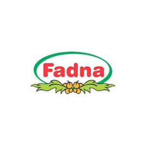 Asiatischer Lebensmittel Online-Shop, Fadna Logo mit grüner Umrandung.