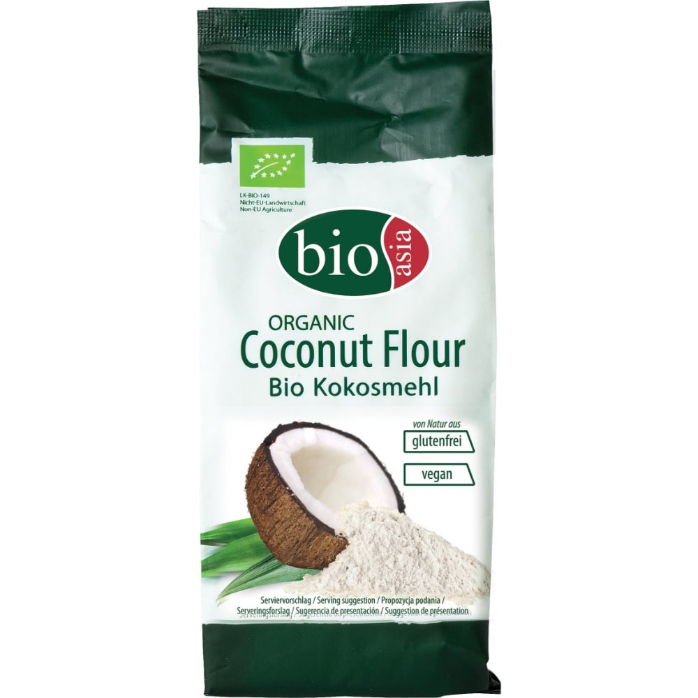 Asiatischer Kokosmehl, Bio, glutenfrei, vegan, asiatischer Lebensmittel Online-Shop.