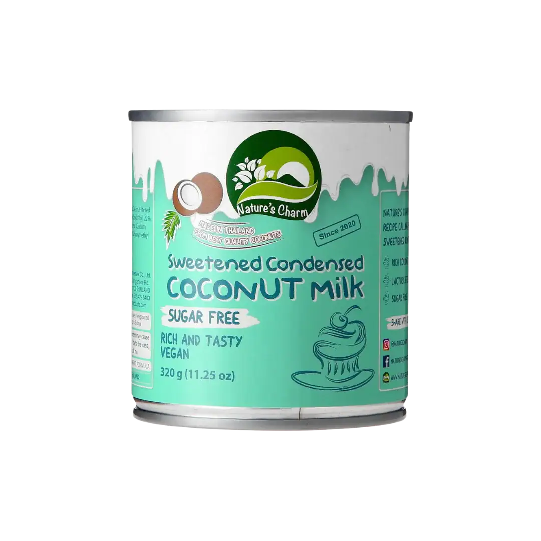 Asiatischer Lebensmittelladen - Kokosnussmilch ohne Zucker.