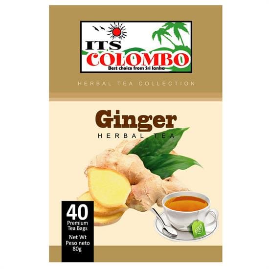 Asiatischer Ingwertee im Online-Shop, 80g Packung, herbal, mit Ingwer und Tee.