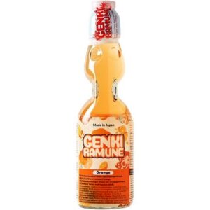 Asiatischer Lebensmittelladen - Ramune Orange 200ml Flasche.