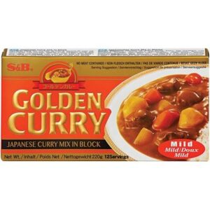 Asiatischer Curry im Block, 220g, für asiatische Gerichte.