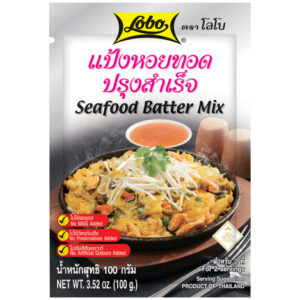 Asiatische Lebensmittel Online-Shop, Seafood Batter Mix, 100g, frittiert.