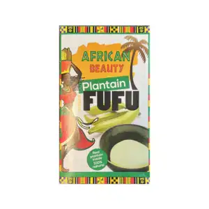 Asiatischer Lebensmittelladen - Plantain Fufu, 681g, afrikanisches Gericht.