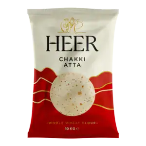 Asiatische Lebensmittel Online-Shop, Heer Chakki Atta 10kg, Vollkornmehl, asiatischer Supermarkt.