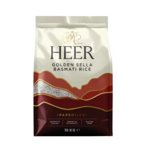 Asiatischer Lebensmittelladen - HEER Golden Sella Parboiled Reis 10kg.