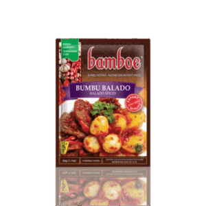 Asiatische Lebensmittel Online-Shop, Bamboe Balado Gewürzmischung, 50g, scharf.