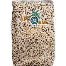 Asiatische Lebensmittel Online-Shop, Schwarze Augenbohn, 1kg, AFROASE.