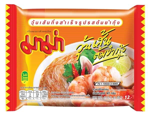 Asiatischer Lebensmittelladen, Tom Yam Koong Geschmack, 40g Packung.