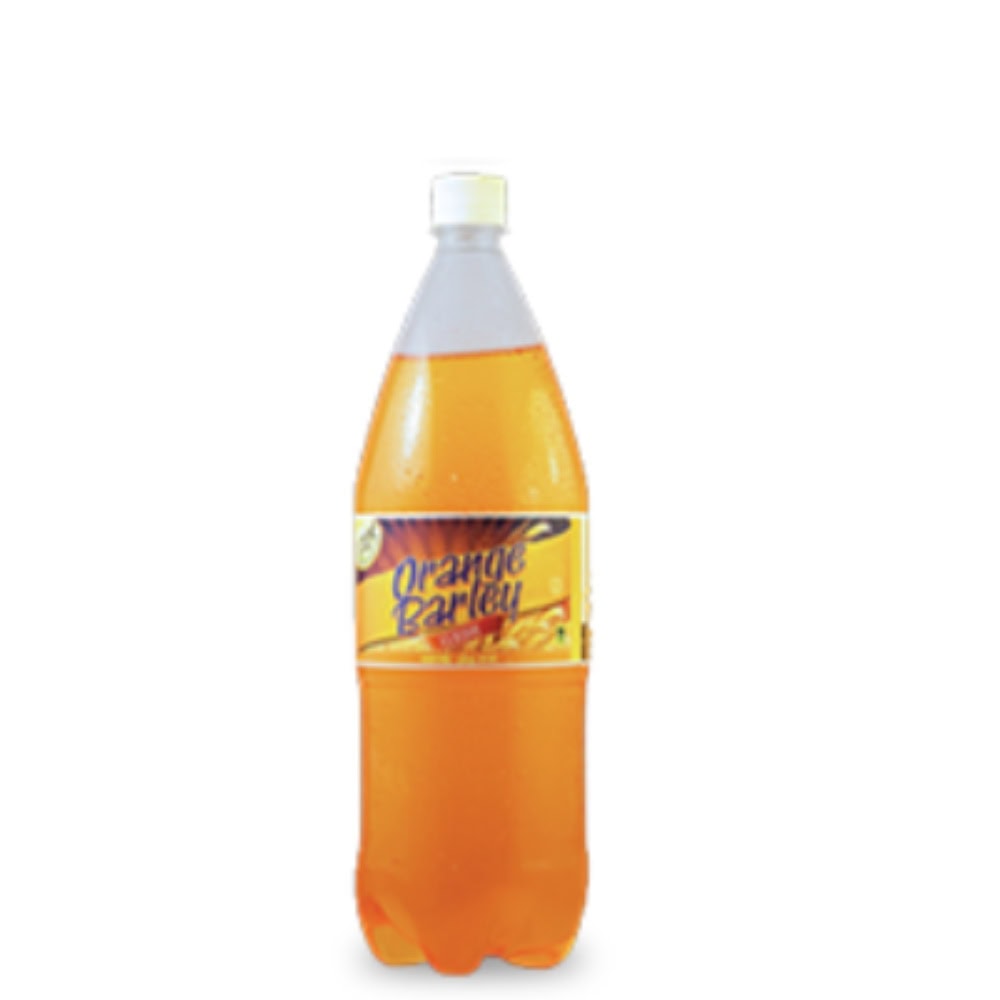 Asiatische Lebensmittel Online-Shop, Orange Barley 1L Flasche, asiatisches Getränk.