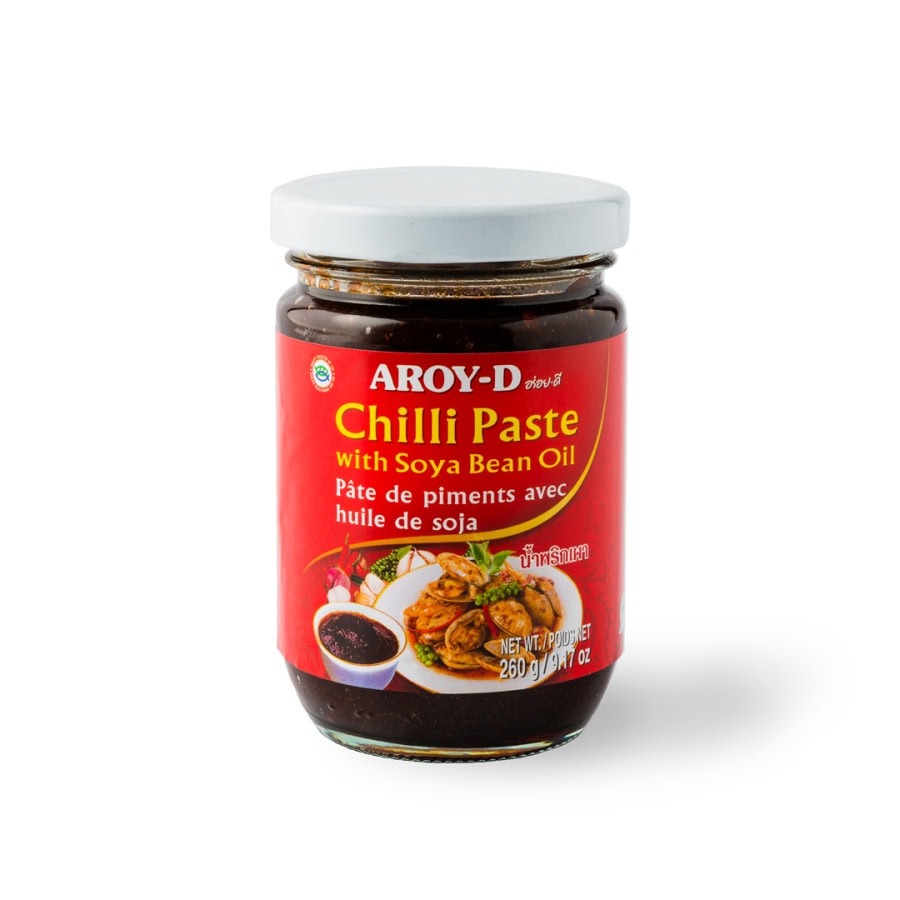 AROY-D Chilli Paste mit Soya-Öl, asiatische Lebensmittel Online-Shop.