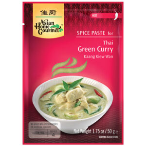 Asiatische Lebensmittel Online-Shop, Thai Green Curry Paste, 50g, scharf.
