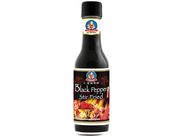 Asiatischer Lebensmittelladen, Black Pepper Stir Fried Sauce 250ml.