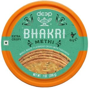 Asiatischer Bhakri Methi 200g, knusprig und würzig, asiatische Lebensmittel Online-Shop.
