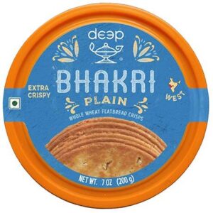 Asiatischer Bhakri Plain 200g, knusprige Fladenbrote, asiatische Lebensmittel Online-Shop.