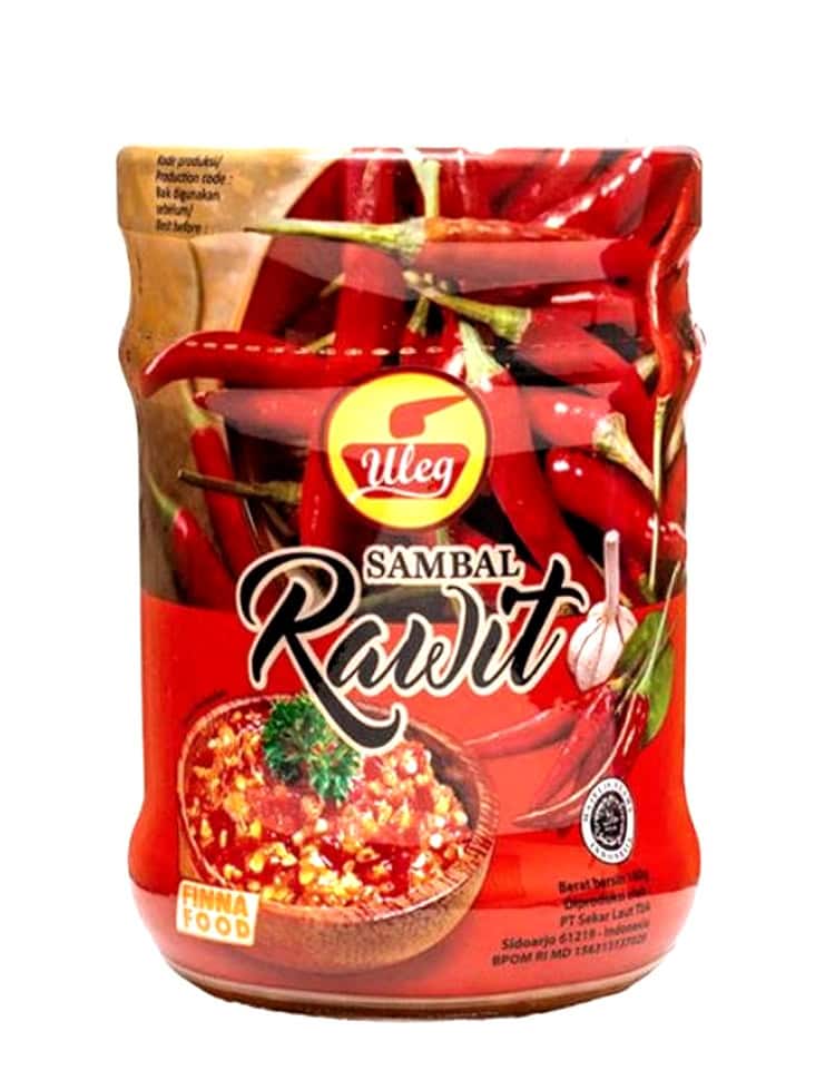 ULeg Sambal Rawit 180g, scharfe Chilisauce, asiatischer Geschmack, online kaufen.