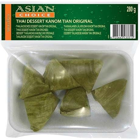 Asiatischer Lebensmittelladen, Thai Dessert Kanom Tian 280g, asiatische Süßigkeit.
