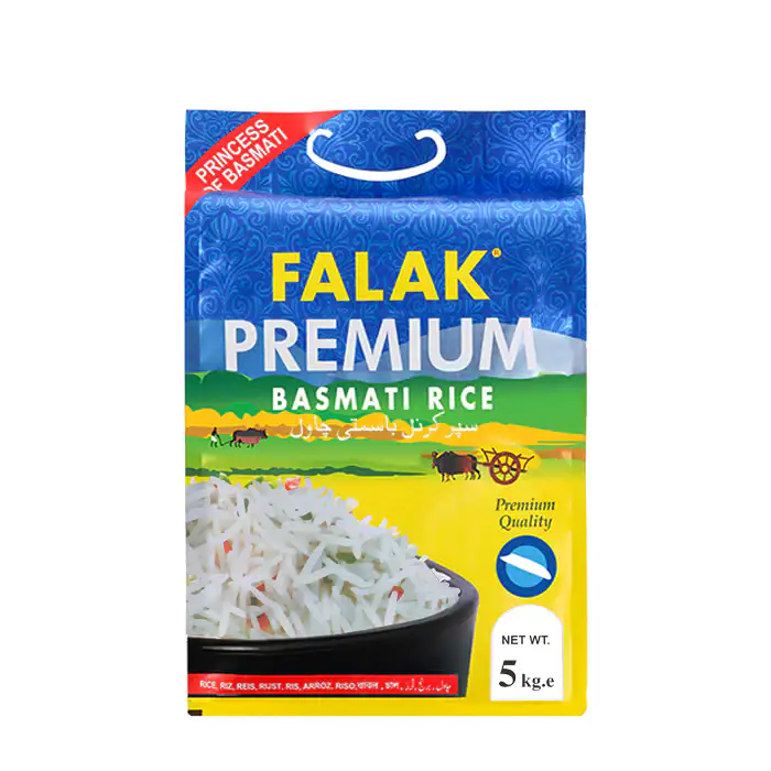 Asiatische Lebensmittel Online-Shop, Falak Premium Basmati Reis 5kg, hochwertiger Reis.