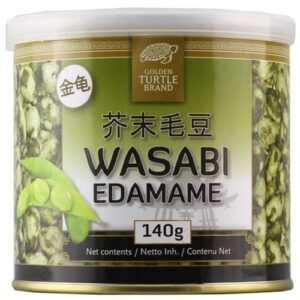Asiatische Lebensmittel Online-Shop, Wasabi Edamame 140g, asiatischer Snack.