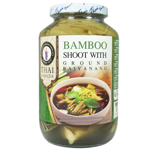 Asiatischer Bambus Shoot im Glas für asiatische Gerichte.