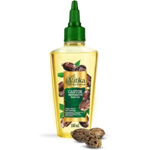 VATIKA Kastor Haaröl 100ml, asiatisches Haarpflegeprodukt, natürliches Haaröl, asiatischer Lebensmit.