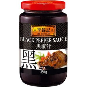 Asiatische Lebensmittel Online-Shop, Schwarze Pfeffersauce 350g.