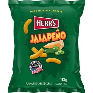 Asiatische Käse-Curls Jalapeño, glutenfrei, 113g, asiatischer Online-Shop.