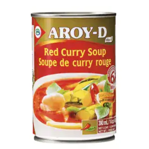 Asiatische Lebensmittel Online-Shop, rote Currysuppe Dose, AROY-D.